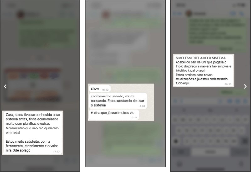 Testemunho de cliente IA para Lojistas